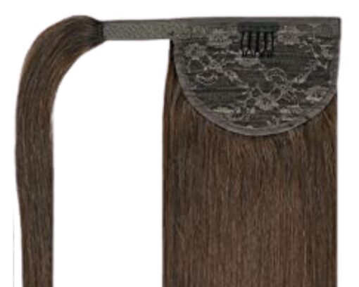 best ponytail extension brown long straight 4