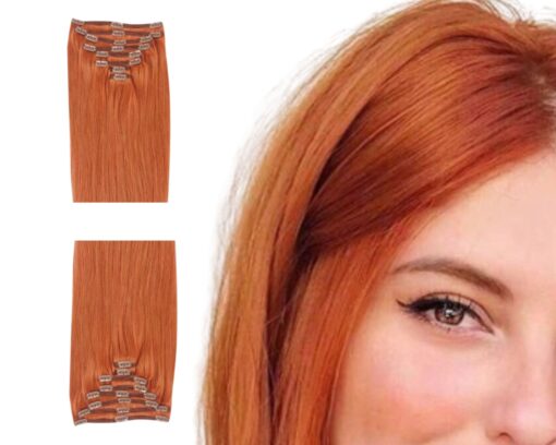 betterlength clip ins ginger short straight 2