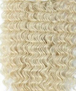 blonde curly clip in hair extension long4