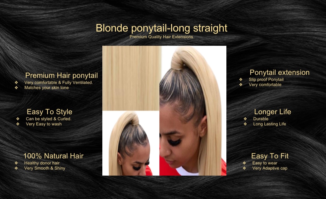 blonde ponytail-long straight5