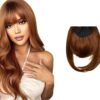 clip in bettie bangs ginger body wave long 1