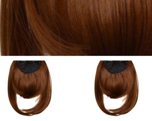 clip in bettie bangs ginger body wave long 4