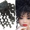 clip in wispy bangs black kinky curly 1