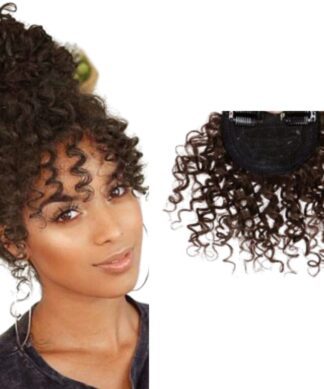 clip in wispy bangs-ginger kinky curly 2