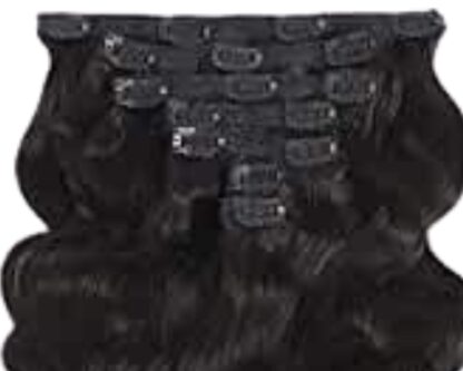 clip on weave for black hair-body wave long 4