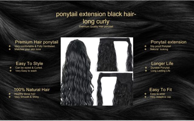 ponytail extension black hair curly5 ponytail extension black hair curly5