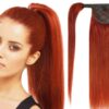 ponytail hair piece ginger long straight 1