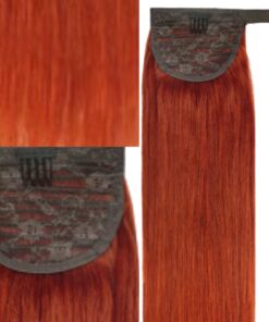 ponytail hair piece ginger long straight 3