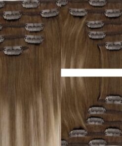 remy human hair clip in extensions ombre wavy long 3
