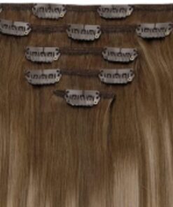 remy human hair clip in extensions ombre wavy long 4