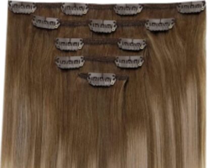 remy human hair clip in extensions-ombre wavy long 4