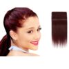 short ponytail extension burgundy straight 1