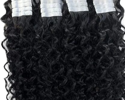 tape in extensions for black hair-curly long 4